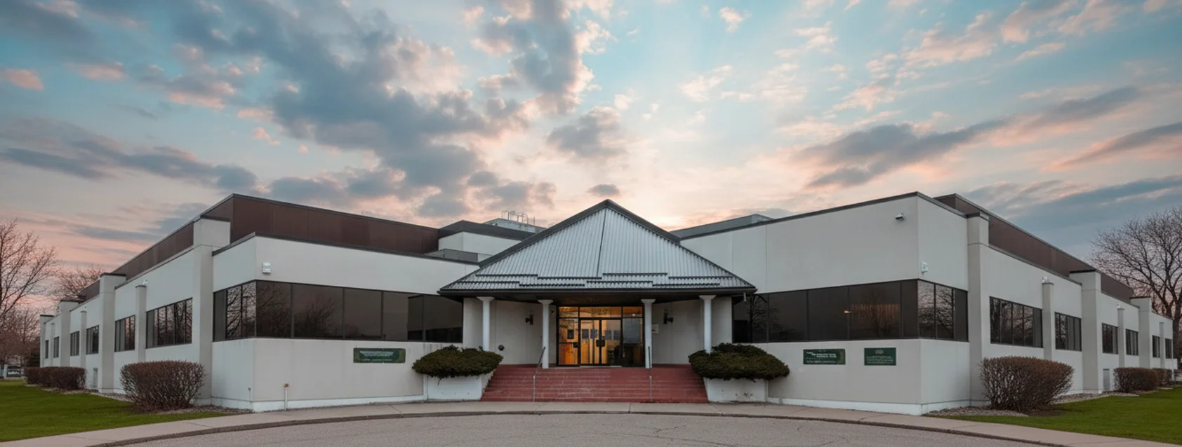 Exterior view of Al Huda Institute  Mississauga building